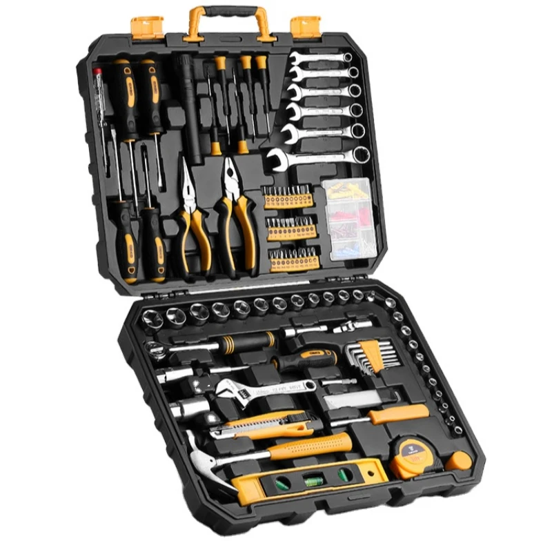 

Household Auto Repair Screwdriver Tool Set with Trolley Case Socket Wrench Knife Hardware Tools Various Hand Tools