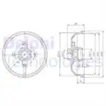 

BF111 for rear brake drum CORSA, TIGRA 08 / 82