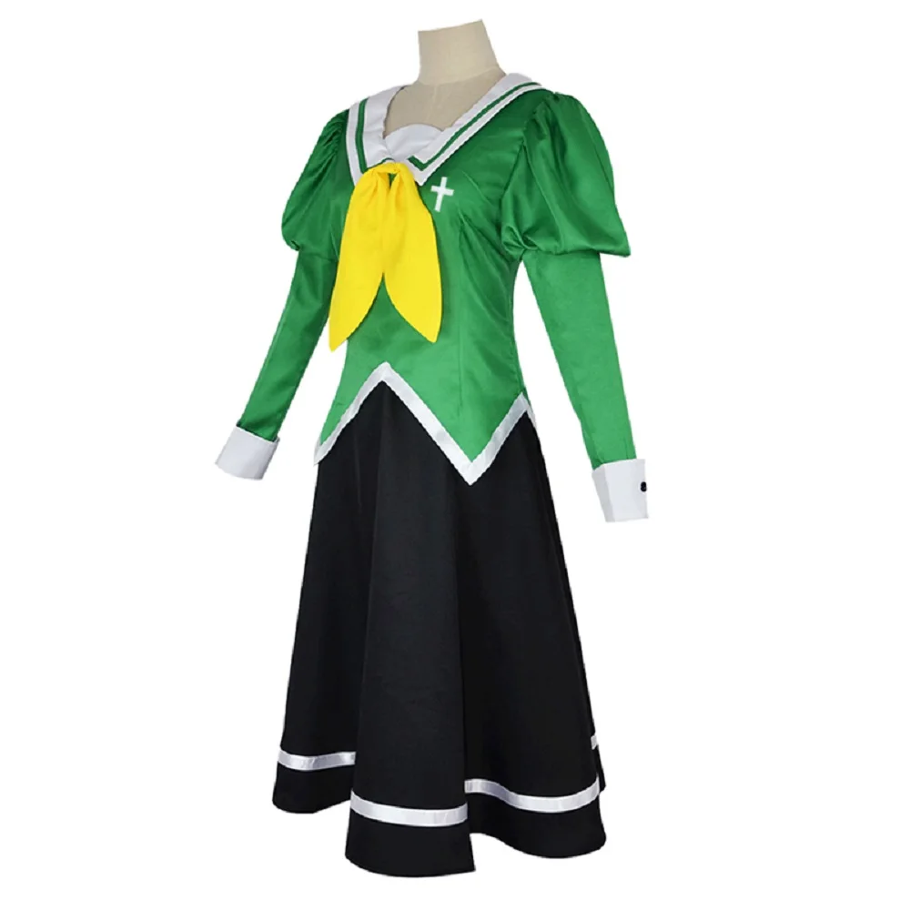 Унисекс аниме Cos Shiraki Hime косплей костюм Хэллоуин униформа нестандартного размера