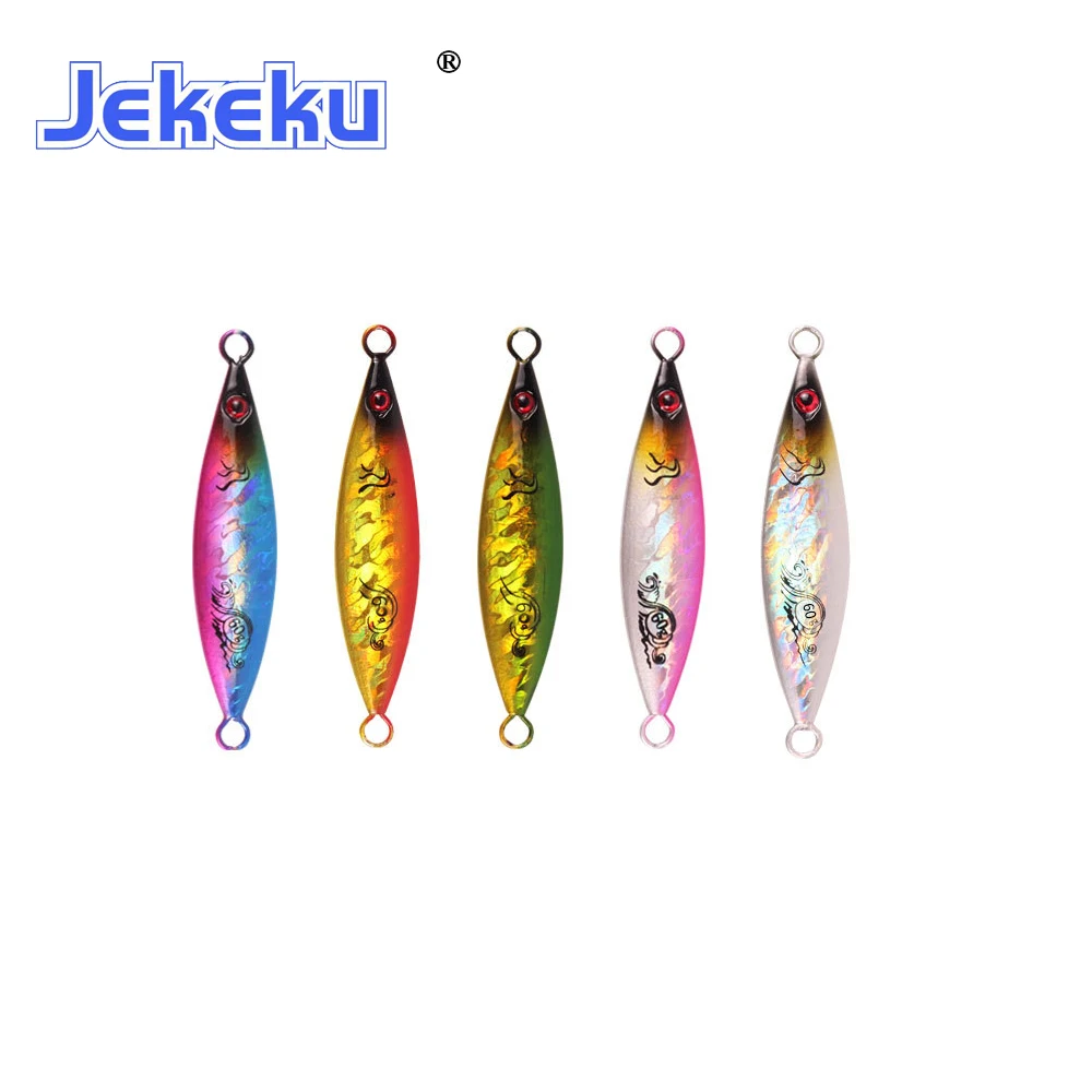 

JEKEKU Новинка, 1 шт., металлическая искусственная приманка, 120 г, 150 г, светящаяся, металлические приспособления Тонущая приманка для джиггинга, ...