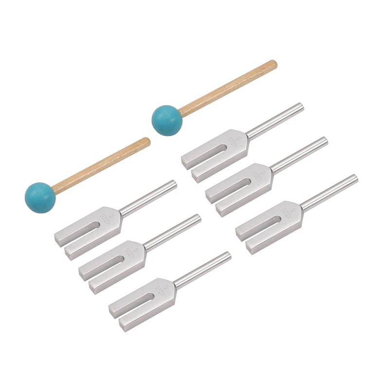 

8 шт., вилка из алюминиевого сплава с кристаллами Angel, 4096 Гц/4160 Гц/4225 Гц, вилка для настройки энергии