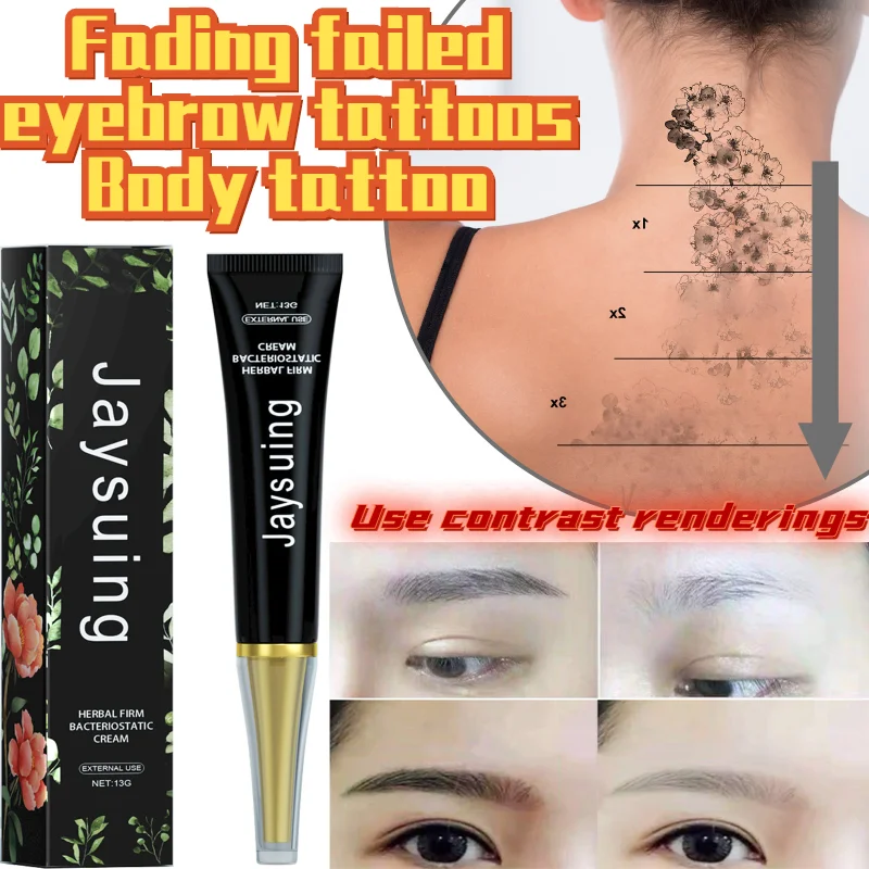

Крем для очистки татуировок, крем для бровей, обесцвечиватель, быстрое удаление татуировки, рисунок бровей светильник крем для татуировок