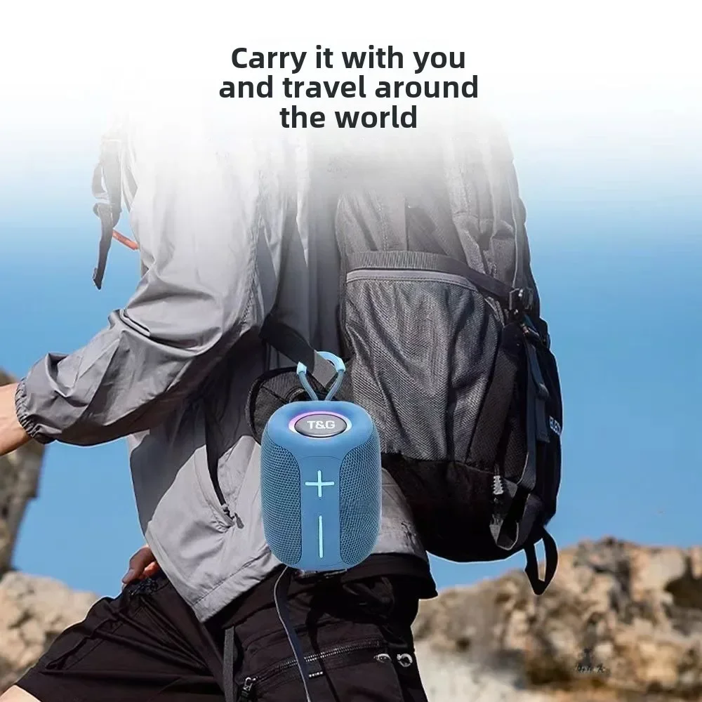 НОВЫЙ TG658 Портативный Bluetooth-динамик Беспроводной сабвуфер Колонка Мини Бас FM TF BT