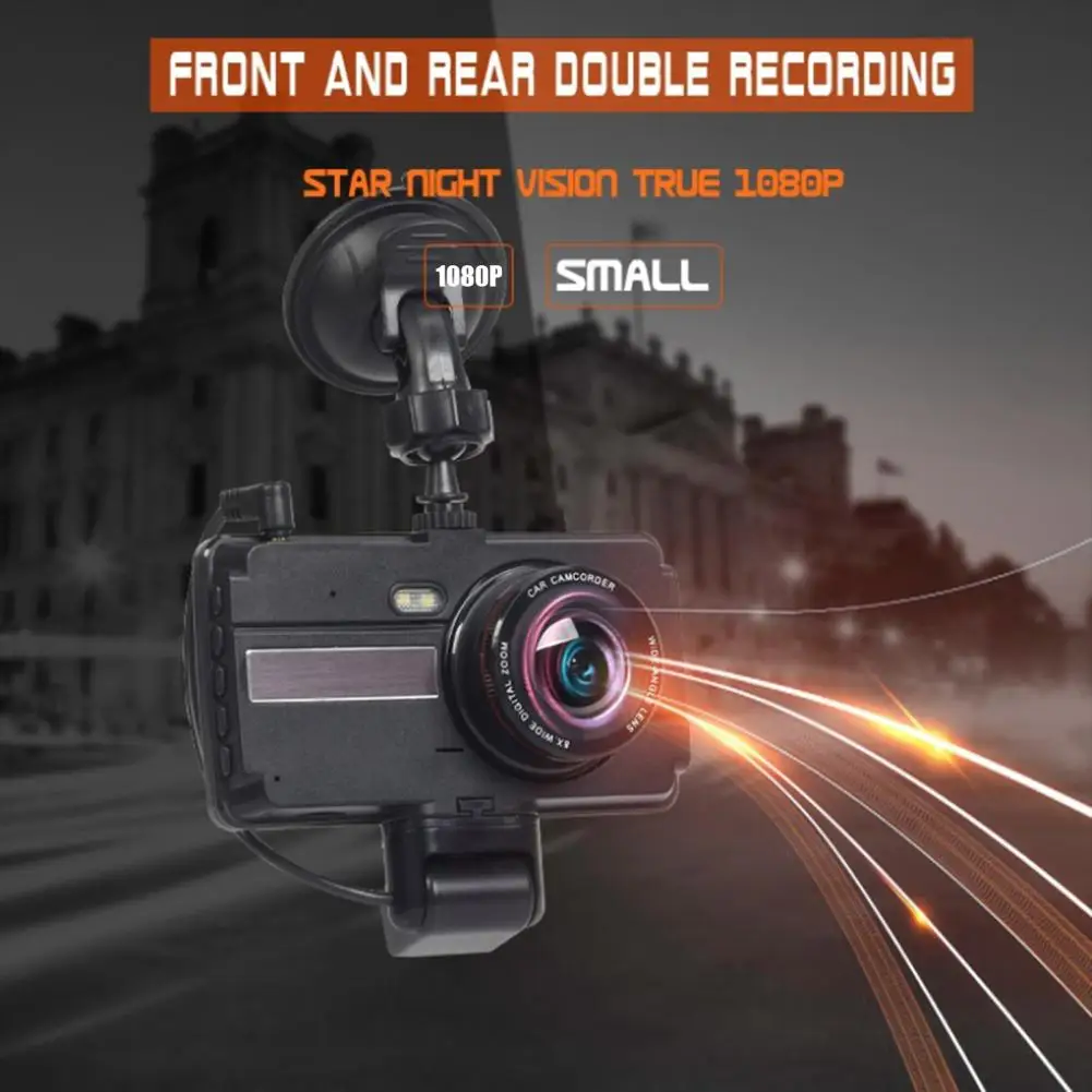 

Large Screen 4-Inch 4K Dash Cam WiFi Car DVR 170° FOV Wide Angle Loop Record Night Vision Auto Car Camera Video Recorder