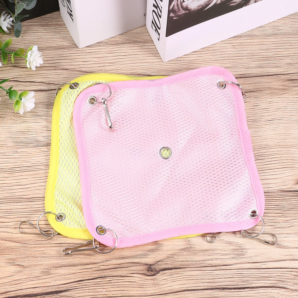 2 шт. летний гамак для домашних животных кровать сетчатый дышащий хомяка