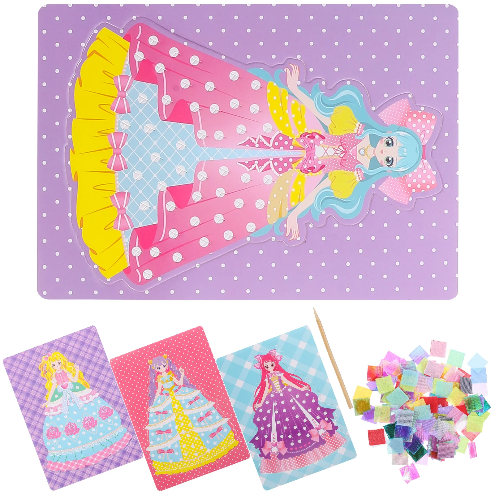 

Embroidery Kits Adults Puzzle Children Stitchwork Puncture Painting Unfinished Poke Drawing