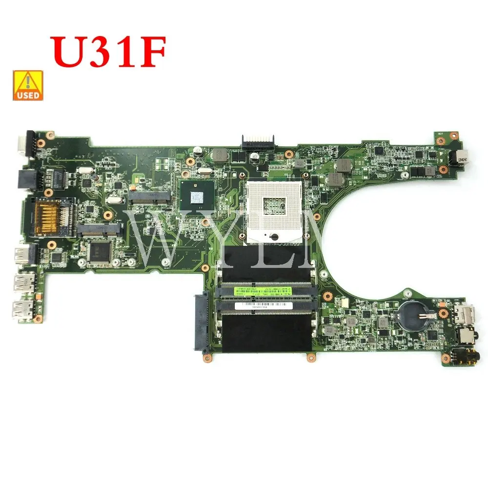 

U31F HM55 mainboard REV 2.0 60-N19MB1000-D08 For ASUS U31 U31F Laptop motherboard MAIN BOARD 100% Working Used