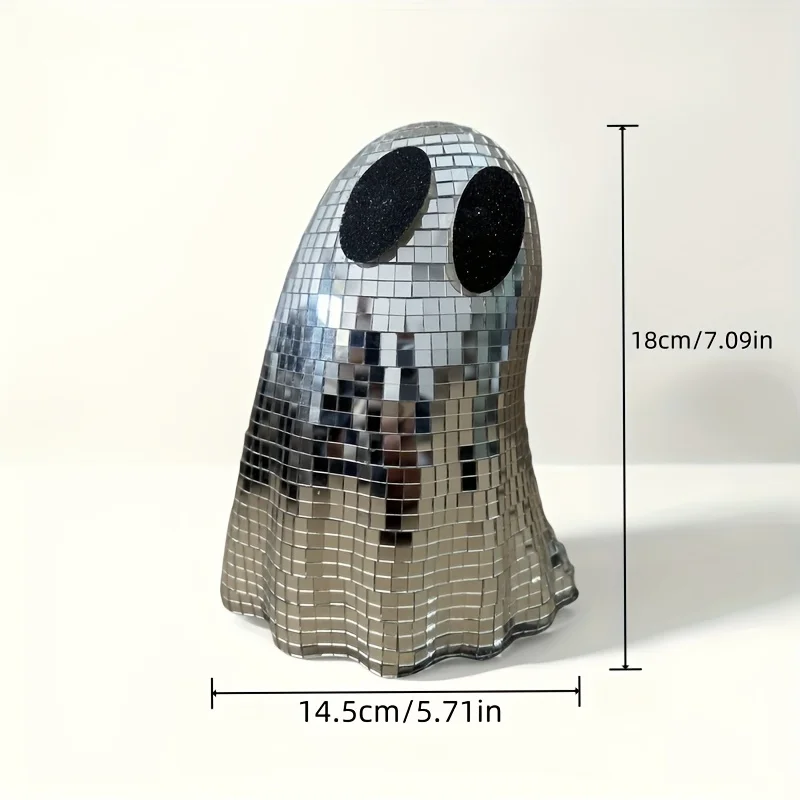 

Светоотражающая фигурка-призрак из стеклянной мозаики
