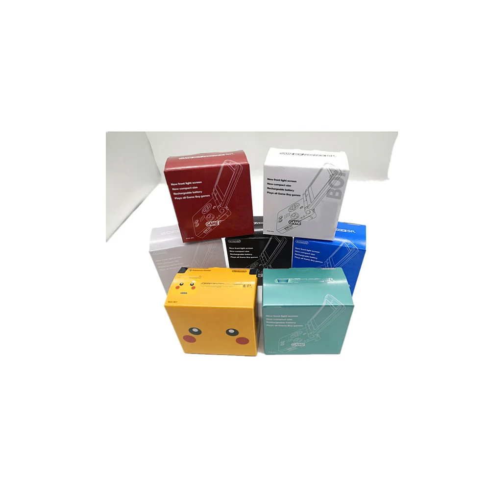 

New Packing Boxes for GBA SP Game Console protect box Packing Carton