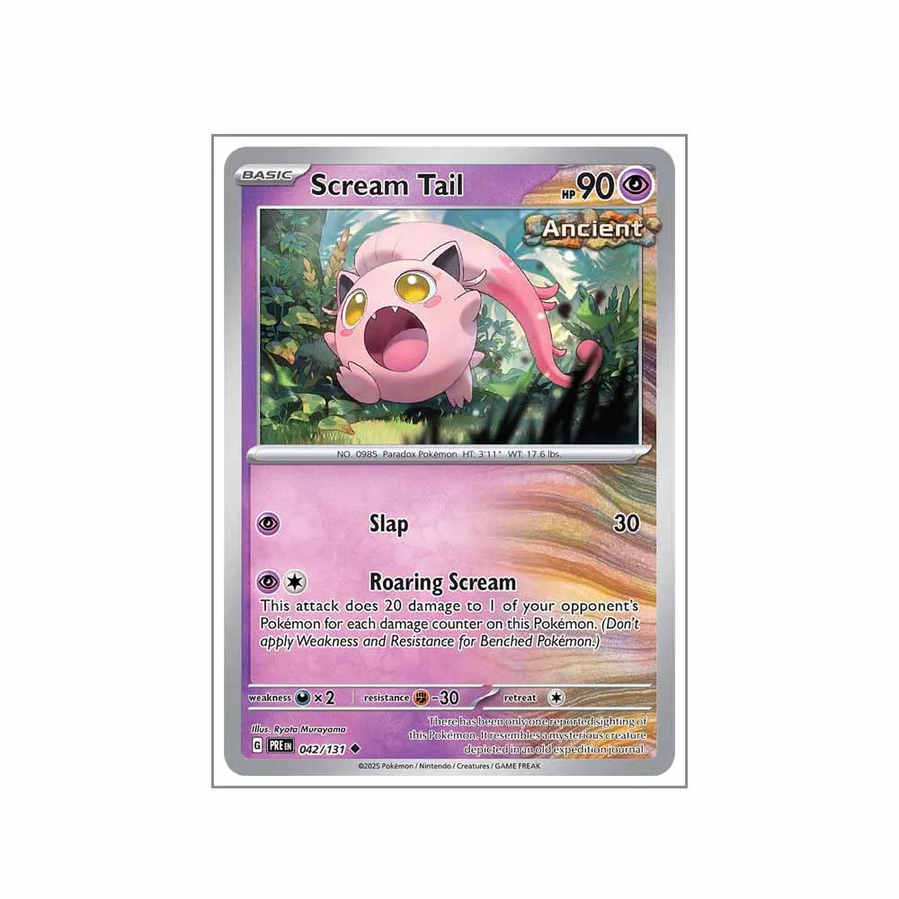 Акриловая карта Pokemon Espeon Sylveon Scream Tail Aromatisse Fezandipiti Flutter Mane Munkidori Diy Акриловые игровые