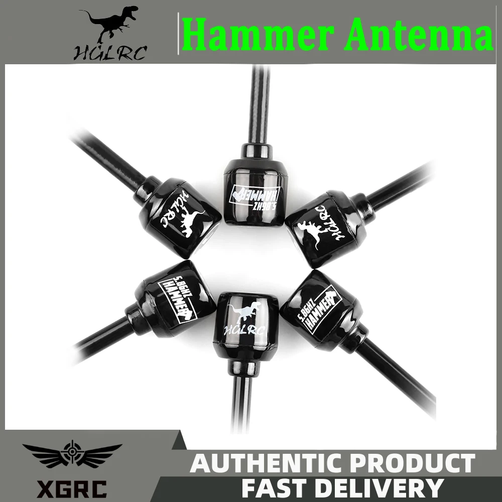 2 шт. HGLRC Мини-Антенна молотка дальнего действия Mini RHCP LHCP Spin SMA IPEX MMCX угол 5 8G 135 дБи