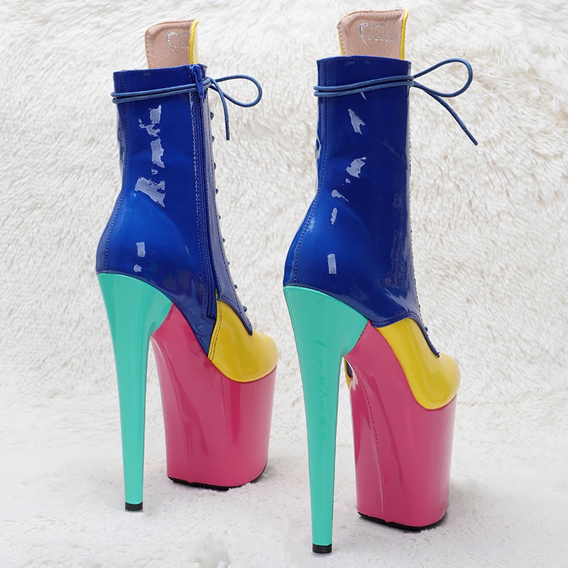 Leecabe  20CM/8inches Same As Picture Pole dance shoes High Heels Pole Dance boot