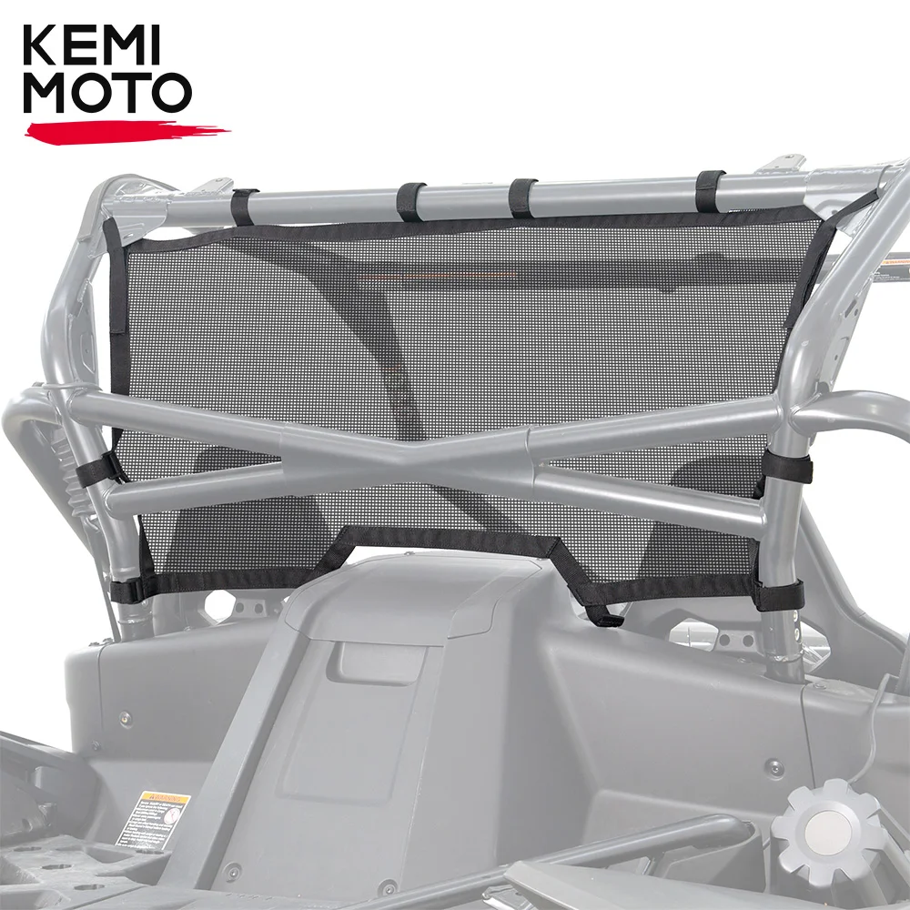 KEMIMOTO UTV Rear Window Nets Soft Windshield Sun Shade Mesh for Cfmoto CF MOTO ZForce 1000 Sport 950 HO EX 2020 2021 2022