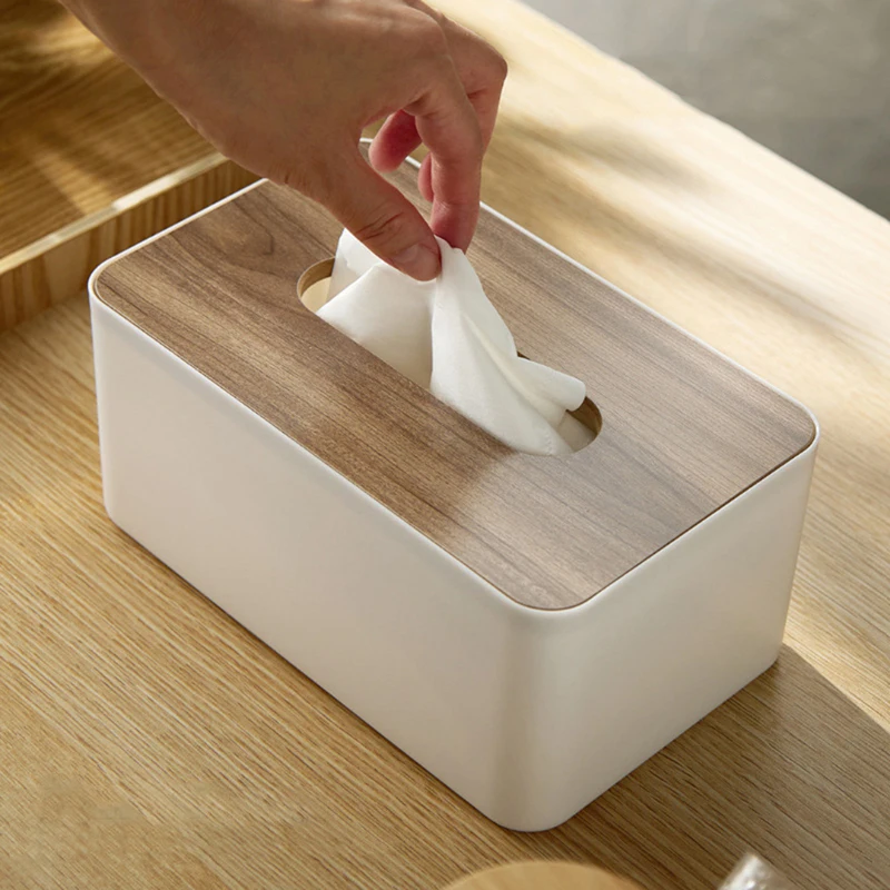Tissue box holder plastic discount