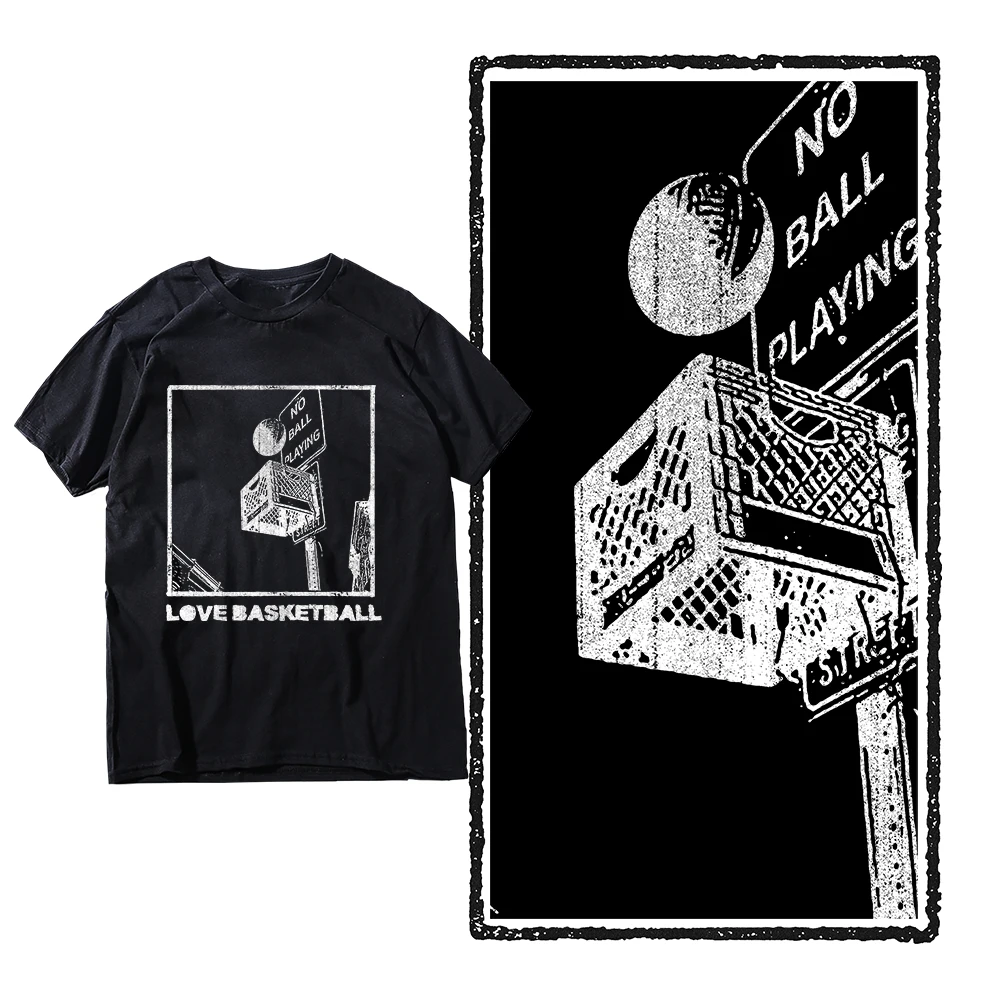 Coolmind YH001 High Quality Basketball Lover printed 100% Cotton Unisex T-shirt Big size o-neck Exclusive Graphic men tshirt tee