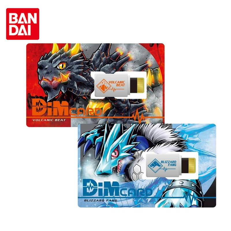 

Digimon Adventure Vorvomon Blucomon DIM Cards Digital Monster Volcanic Beat &amp Blizzard Fang Anime Action Figure Boys Toys