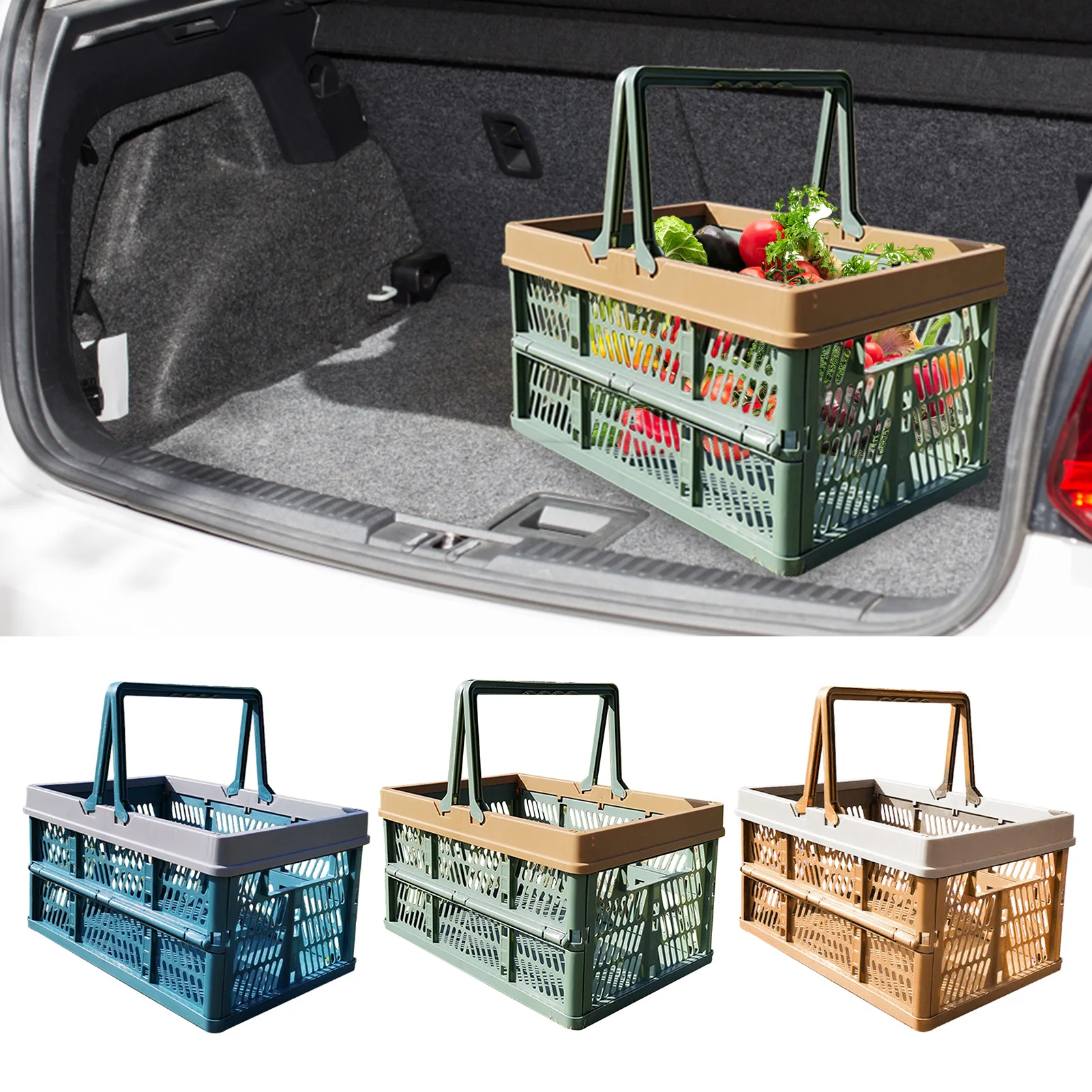 

Collapsible Picnic Basket Collapsible Picnic Basket Collapsible Picnic Basket With Double Handles Smooth And Scratchproof