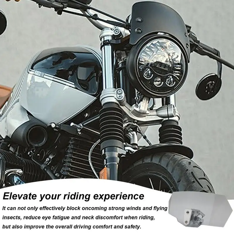 Ветрозащитный экран для мотоцикла регулируемые удлинительные зажимы удлинитель