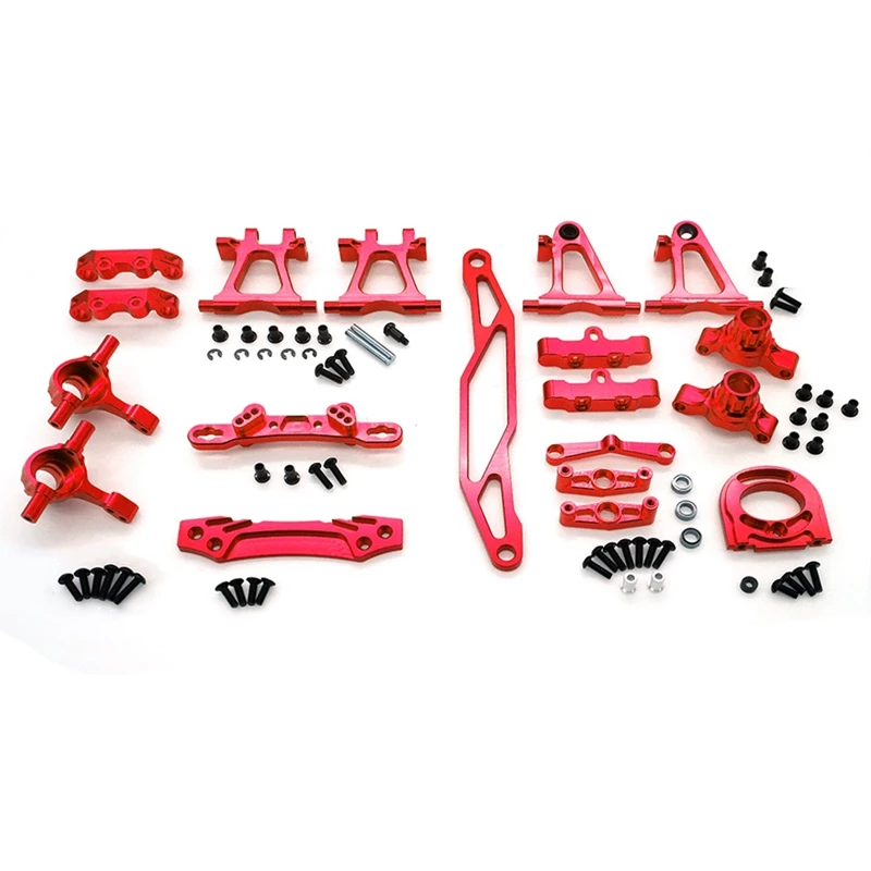 

Metal Modification Accessory Kit Suspension Arms Steering Knuckle for Tamiya TT-02 TT02 1/10 RC Car Upgrade Parts