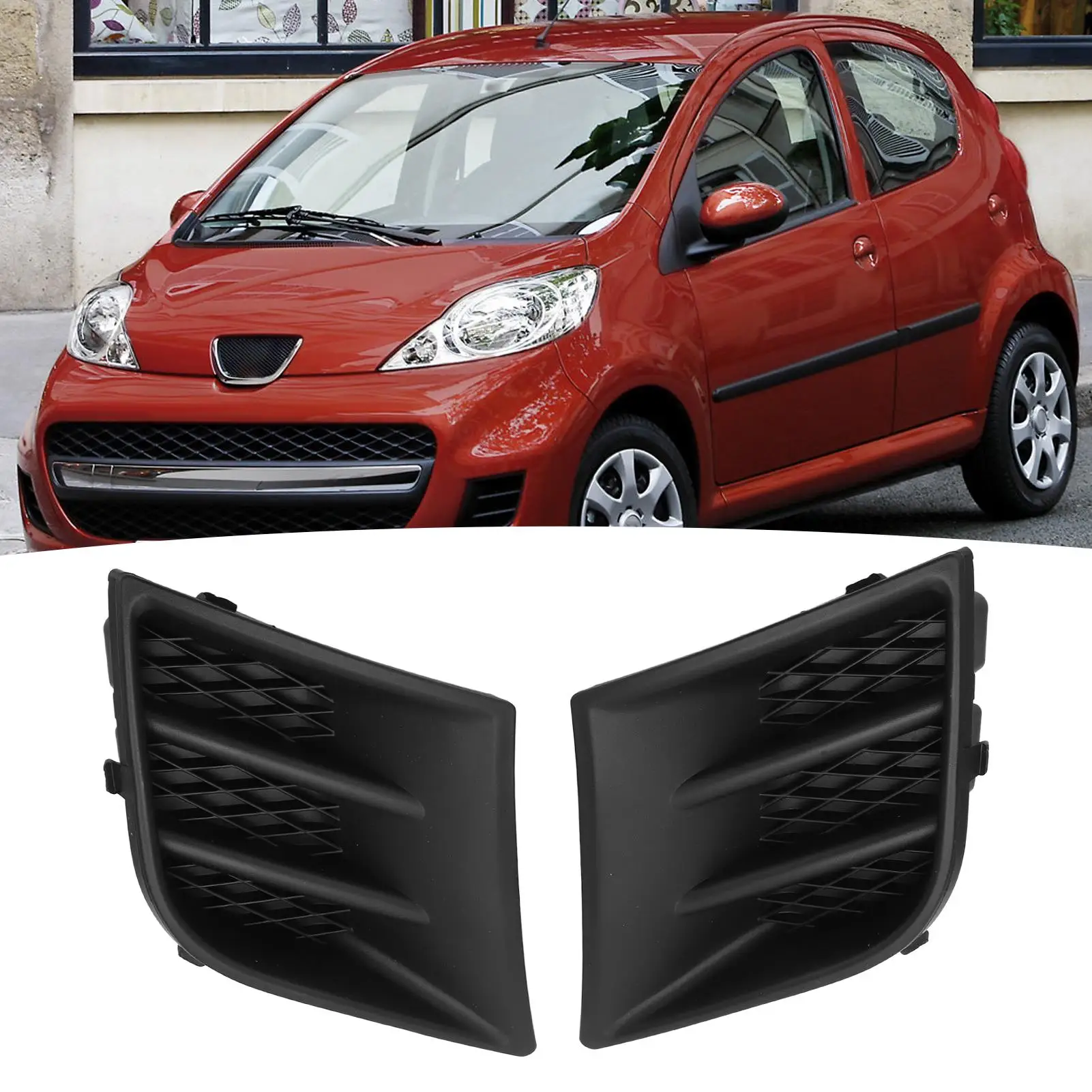 7422A8 Крышка решетки противотуманных фар переднего бампера для peugeot 107 (2009-2012) —