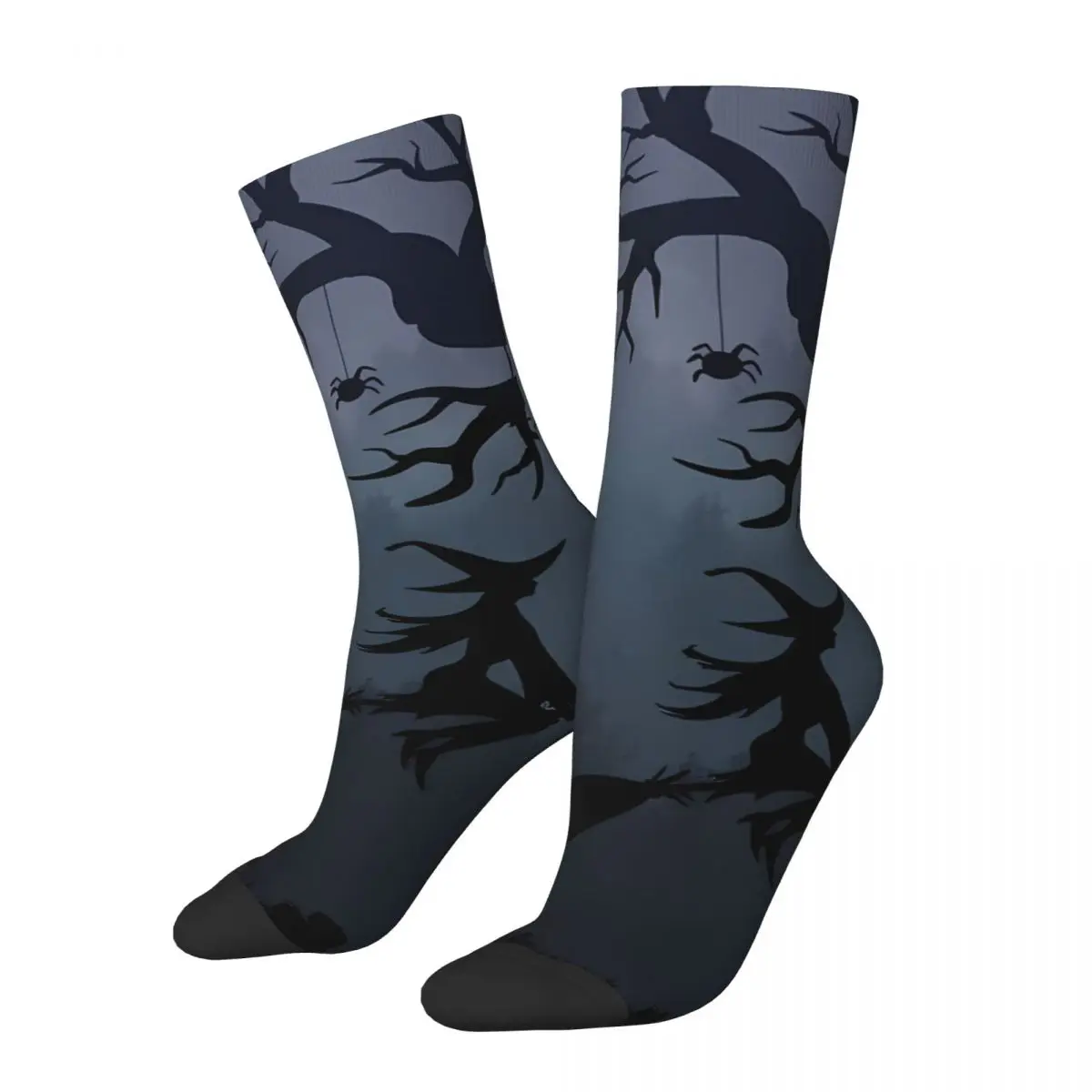 halloween in the forest the bats animals unisex winter socks windproof happy socks street style crazy sock