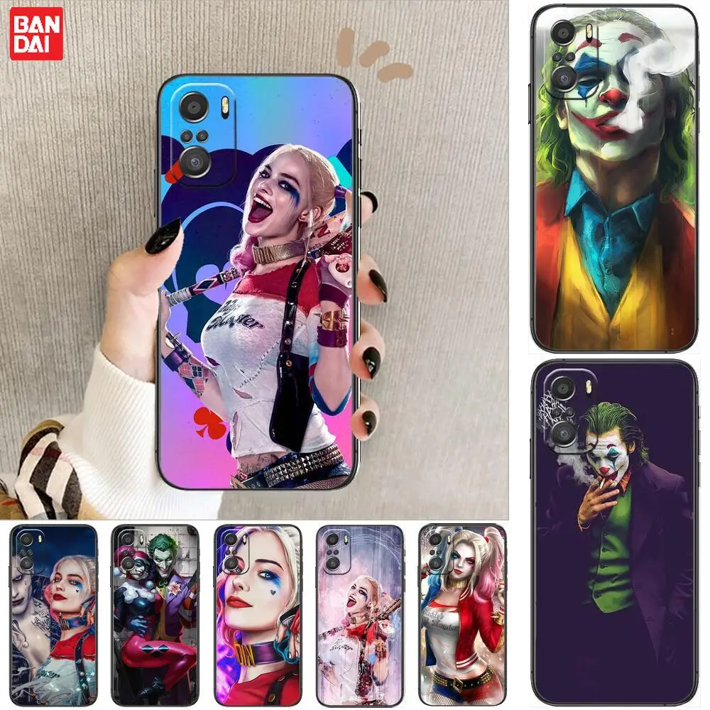 

clown Phone Case For xiaomi redmi 11 Lite pro Ultra 10 9 8 MIX 4 FOLD 10T Black Cover Silicone Back Prett