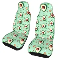 Avocado Pattern Universal Car Seat Cover Auto Interior AUTOYOUTH Fruit Green Auto Seat Cover Fiber Hunting