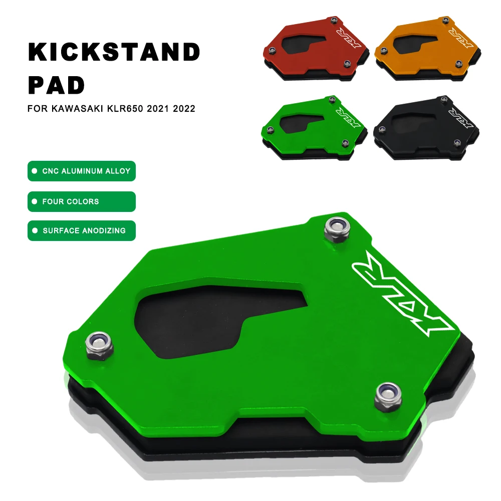 

For KLR 650 KLR650 2021 2022 Motorcycle Accessories Side Stand Enlarger Kickstand Extension