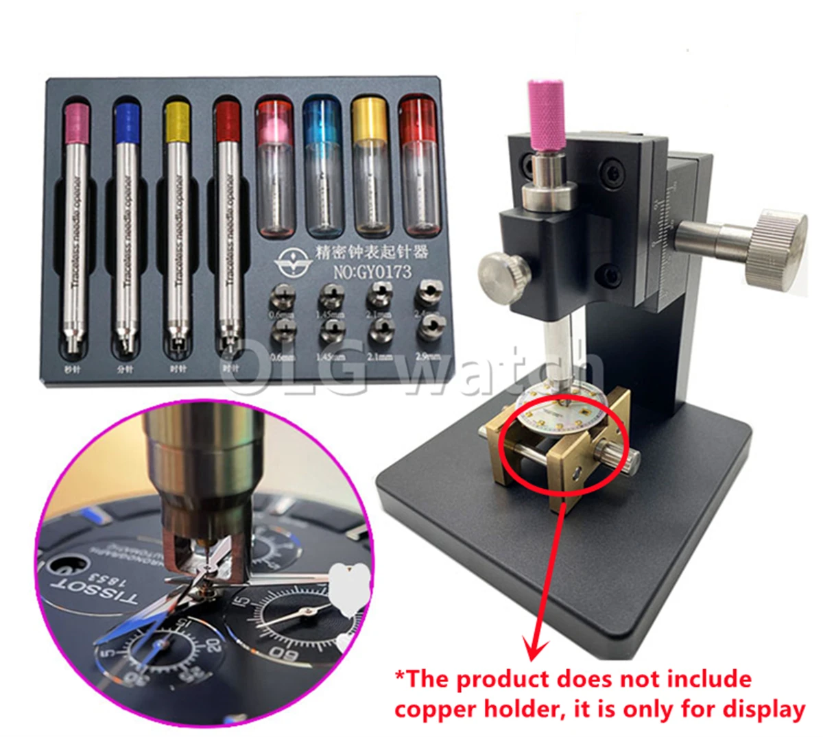 Подержанный инструмент для удаления часов Ручная настройка и установка