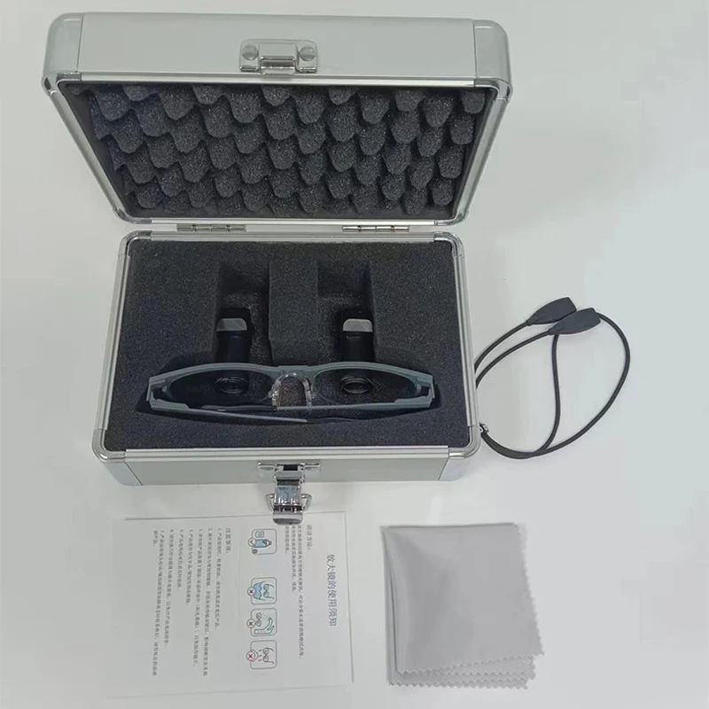 Burite New 4.5X Ergonomic Design Ergo Prism Loupes Dental ENT Surgical IPD Customized Magnifying Glasses（ERGO-4.5X)