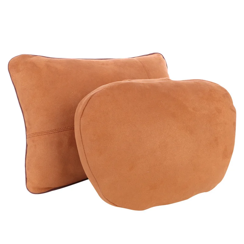 

Car Seat Cushion Velvet Auto Pillow Car Headres Protect Neck Cervical Orthopedic 3D Driving Slow Rebound Relieve Pain