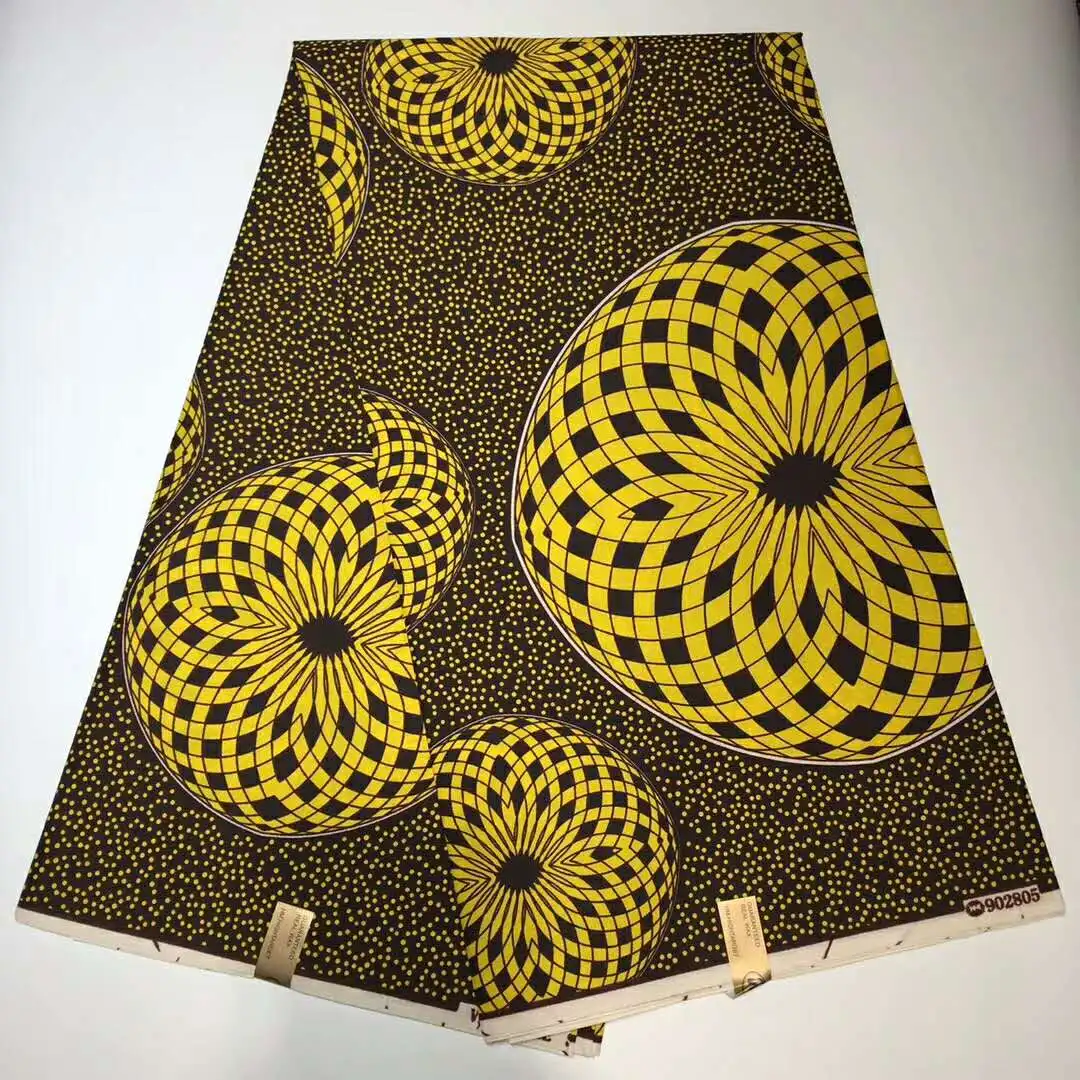 Дешевая ткань с африканскими восковыми принтами Китай красивая не 100%