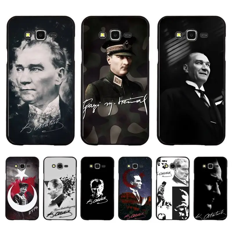 

Turkey Mustafa Kemal Ataturk Phone Case For Samsung Galaxy J 4plus J6 J5 J72016 J7prime cover for J7Core J6plus Back Coque