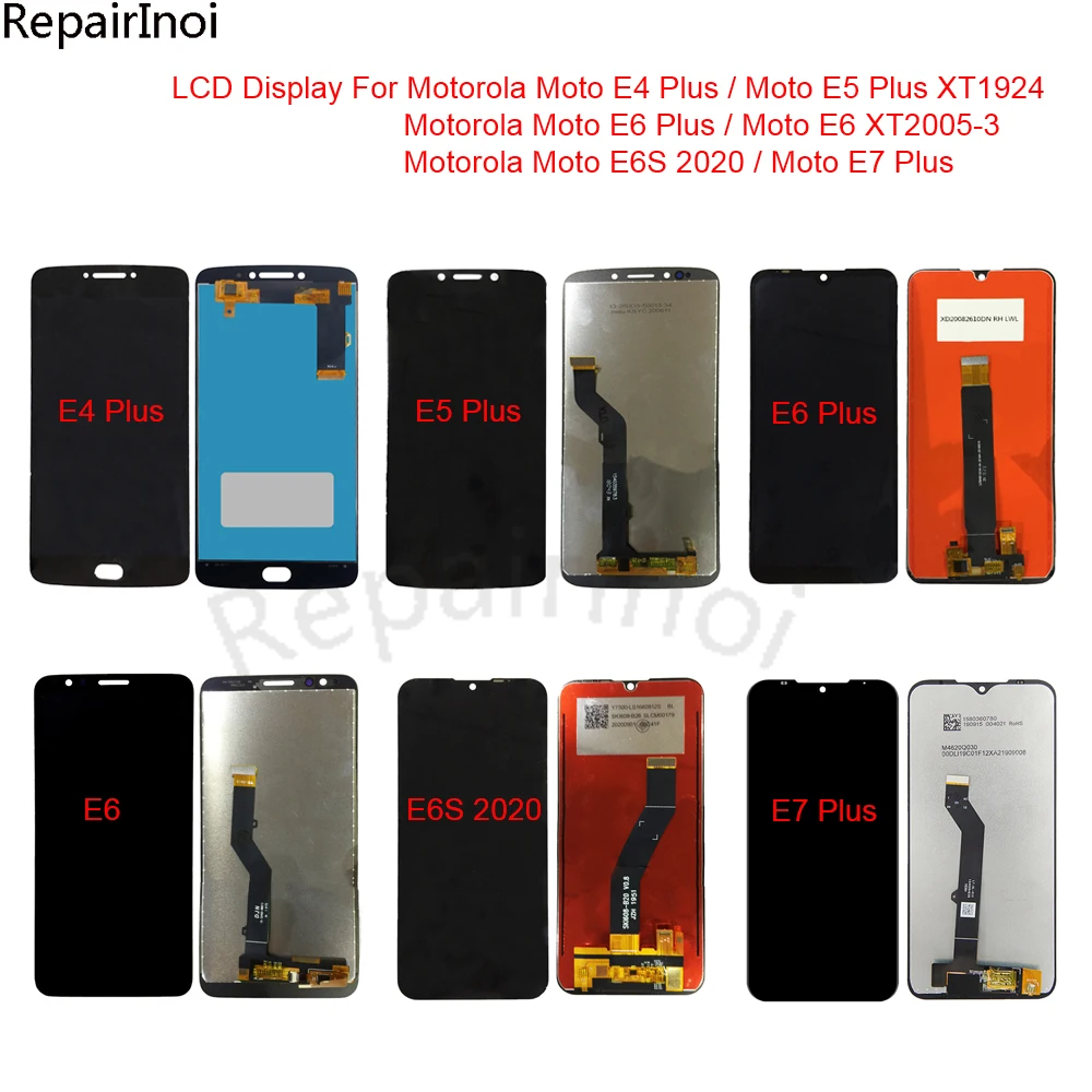 

ЖК-дисплей для Motorola Moto E4 E5 E6 E7 Plus, сенсорный экран для Motorola Moto E6 / E6S 2020, ЖК-дисплей в сборе