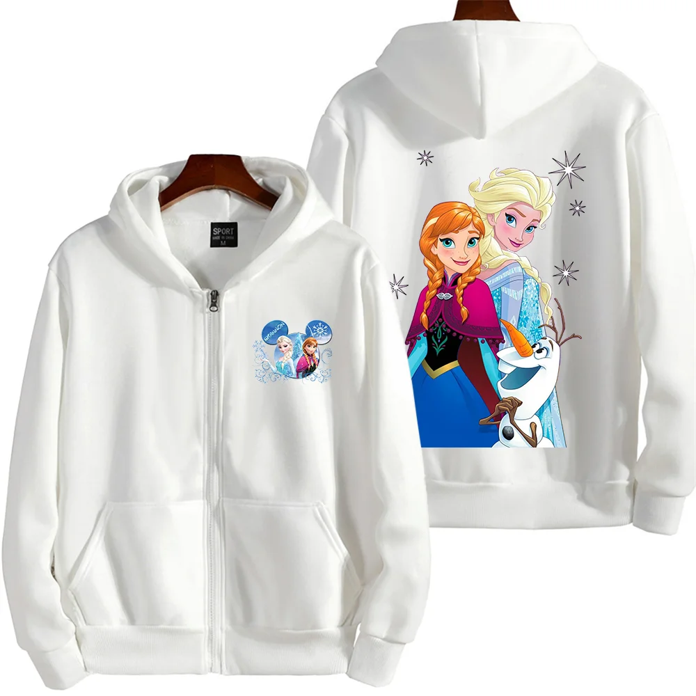 Толстовка с капюшоном для мальчиков и девочек принтом Холодное сердце