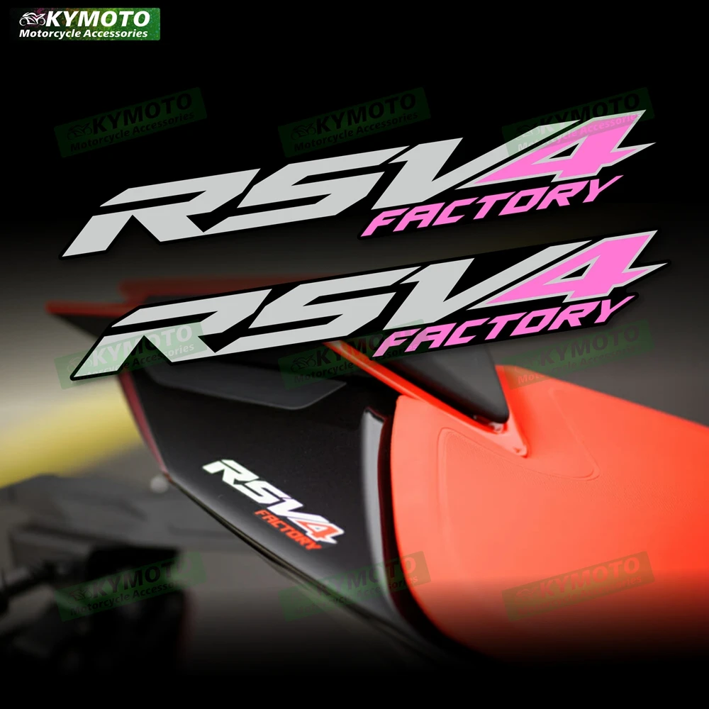 

Подходит для Aprilia RSV4 2021 2022 2023 2024 мотоциклетная задняя обтекатель наклейка заднее сиденье задний хвост Светоотражающая Водонепроницаемая наклейка