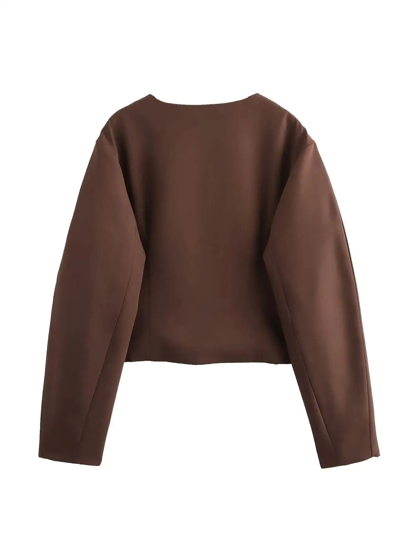 Модные женские комплекты пальто кофейного цвета одинаковый комплект из куртки и