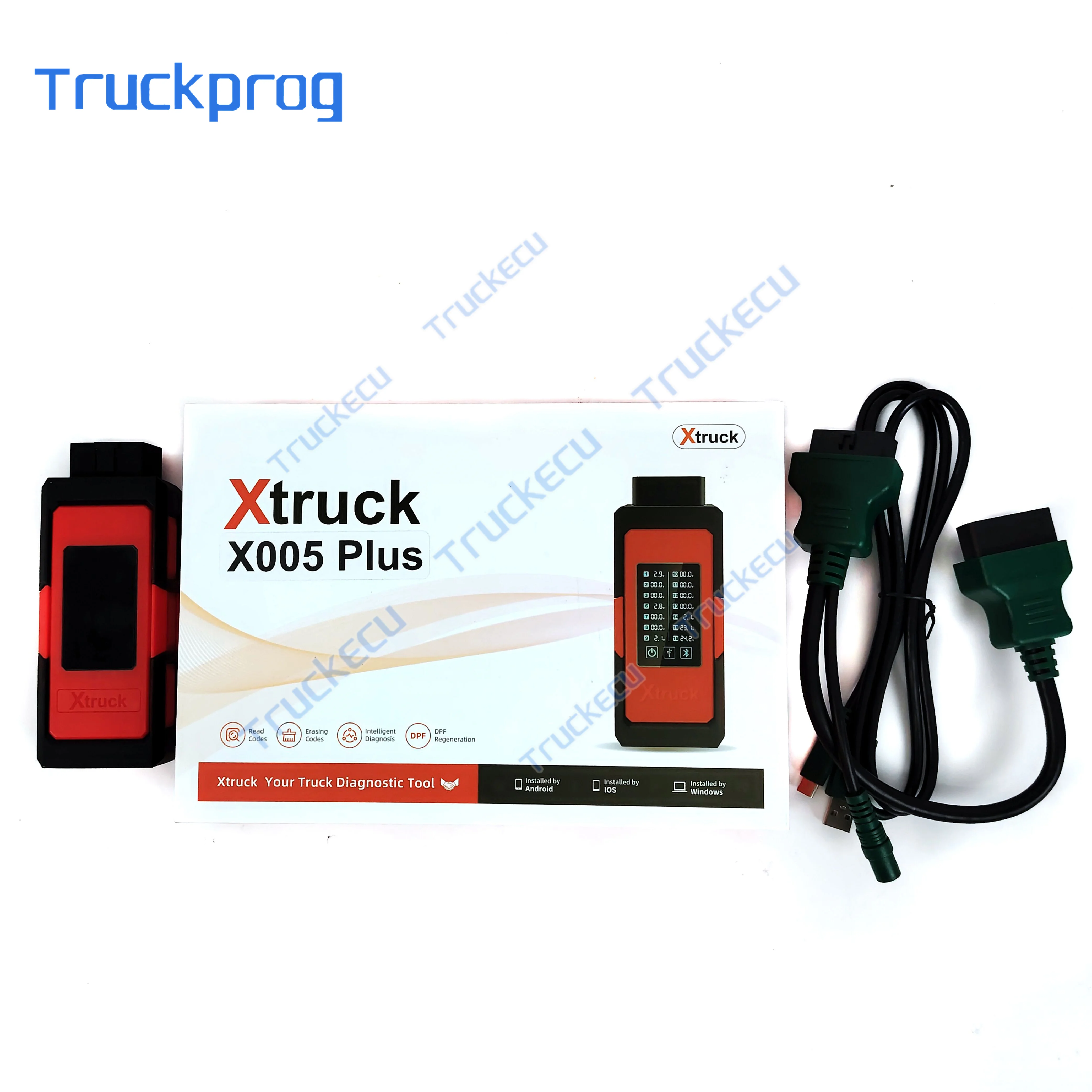 X005 Plus принудительная регенерация DPF диагностический инструмент считывания