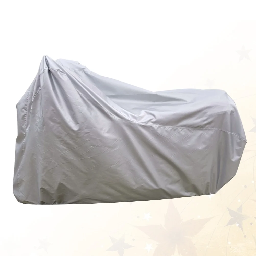

Motorcycle Rain Cover Waterproof Bike Cover UV Protection Cover Water Resistant Proof Sun Shelter for Indoor Outdoor Scooter