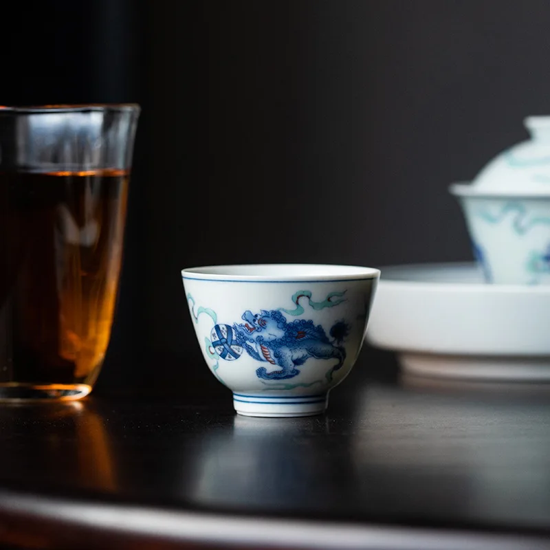 Cup Master Cup Personal Guest Cup Ceramic Kung Fu Tea Set