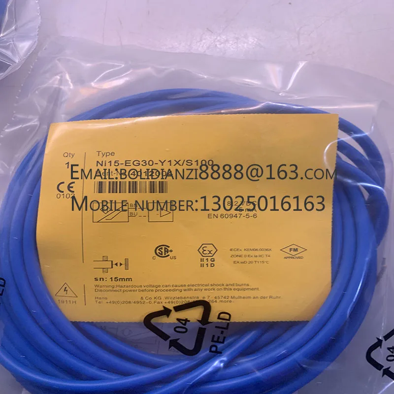 Новый датчик приближения NI15-EG30-Y1X/S100 7M