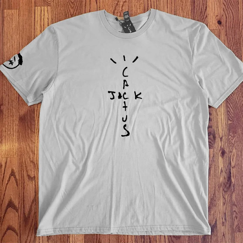 

2022 Hip Hop T Shirt Men Women ASTROWORLD cactus jack Harajuku T-Shirts cotton lightning Tees Tops teenage