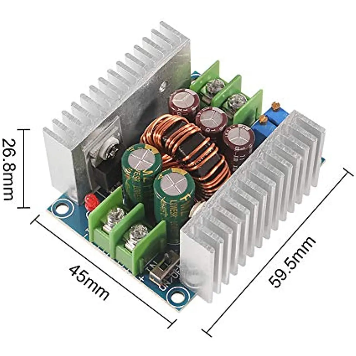 20A 300W DC-DC понижающий преобразователь CC CV Регулируемый Модуль от 6-40 В до 1 2-36 в