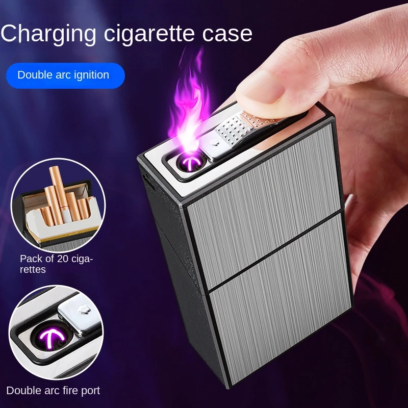 Многофункциональное устройство Nieuwe oplaadnaked Boogaansteker Anti-Val Sigarettenkoker wolfrлаам