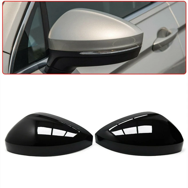 

Черная внешняя крышка зеркала заднего вида корпус корпуса КОРПУСА ДЛЯ-Tiguan 2019 -2021 аксессуары