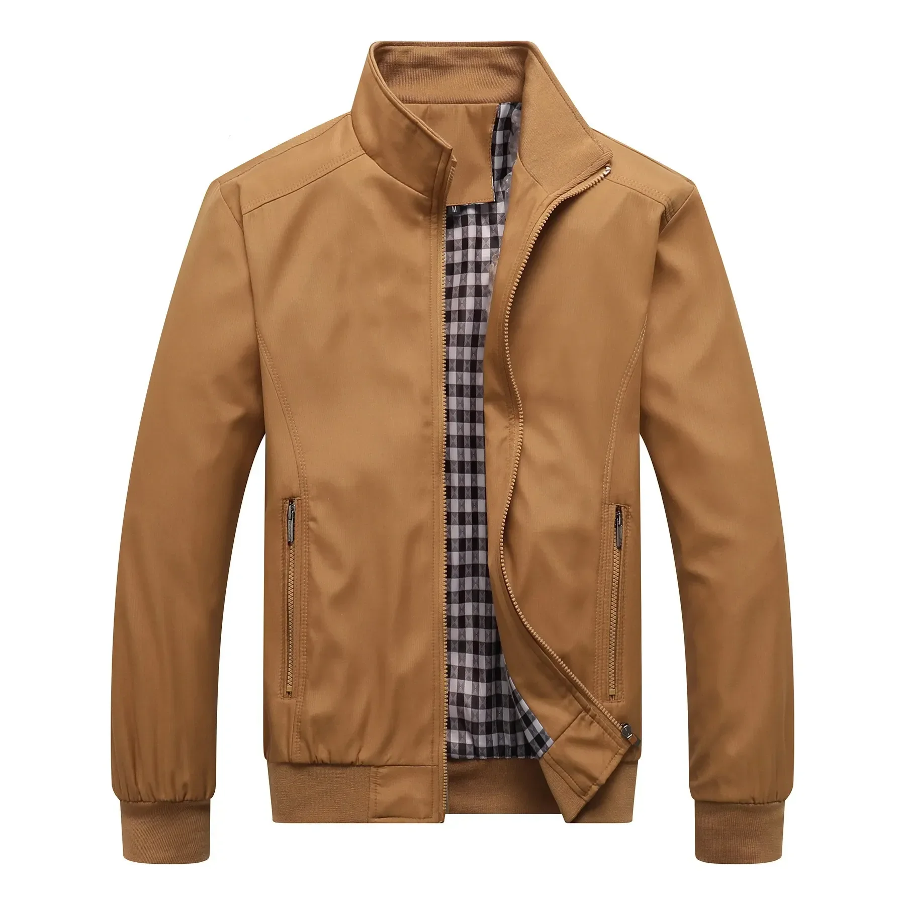 

2023 New Quality Bomber Casual Jacket Men Autumn Winter Outerwear Mandarin Sportswear Mens Jackets for Male Coats M-5XL 6XL
