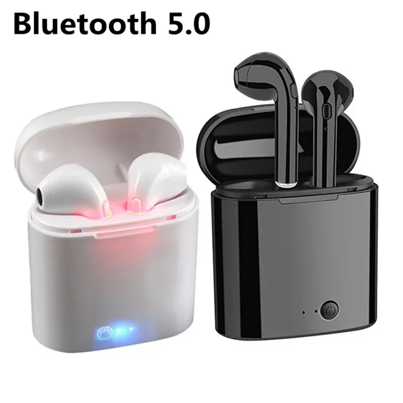 

i7s tws Earphone bluetooth 5.0 Headphones Wireless Headsets Stereo Earbuds In-ear Sport Waterproof Headphones For Xiaomi Huawei