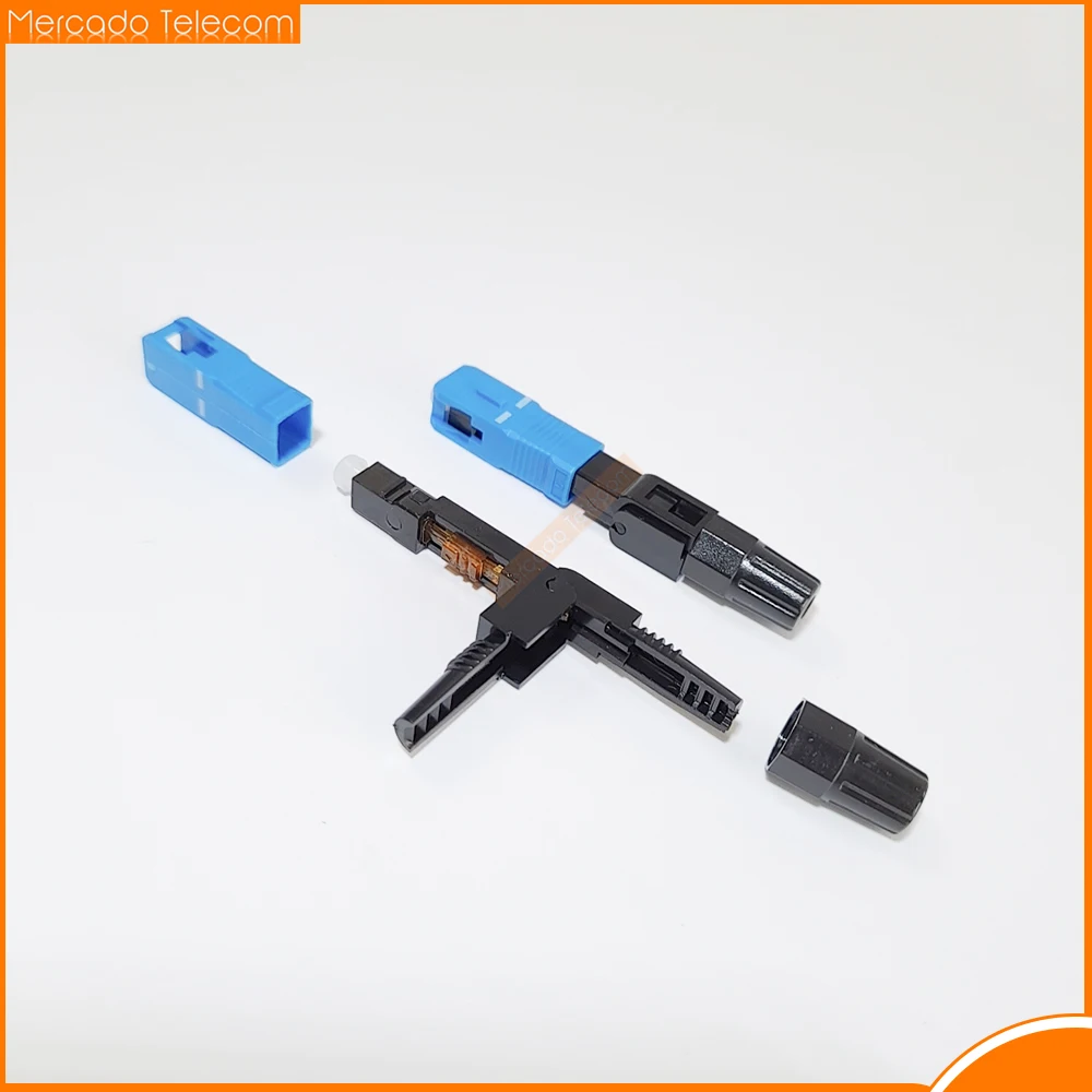 Free Shipping FTTH SC single-mode fiber optic SC UPC quick connector Fiber Optic Fast Connecto Telecommunication level