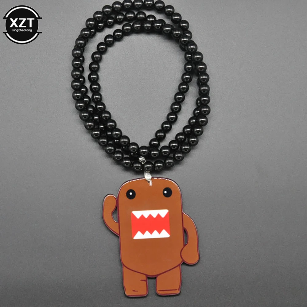 

Car Pendant Acrylic Funny Domo-Kun Rock JDM Rear View Mirror Charms Ornaments Automobile Trim Hanging Suspension Decoration Gift