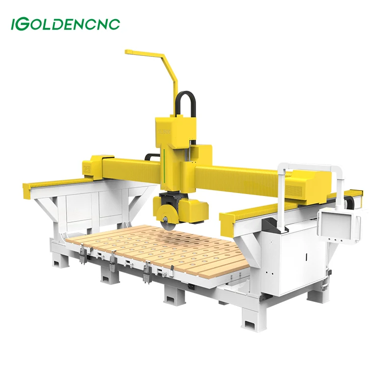 Tile Wood Bridge Saw 5 Axis Stone Water Cutting Machine for Marble and Granite